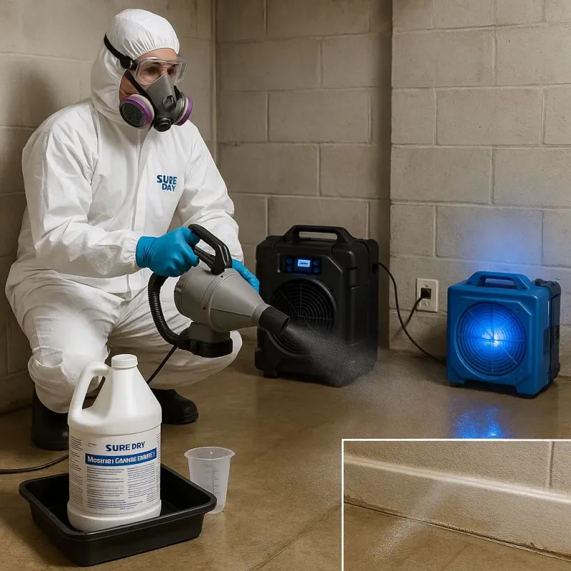 Sanitization and Odor Removal process in Durant, MS
