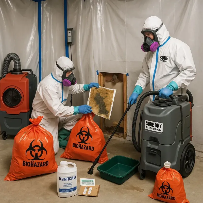 Contaminated Water Handling Protocols process in Durant, MS